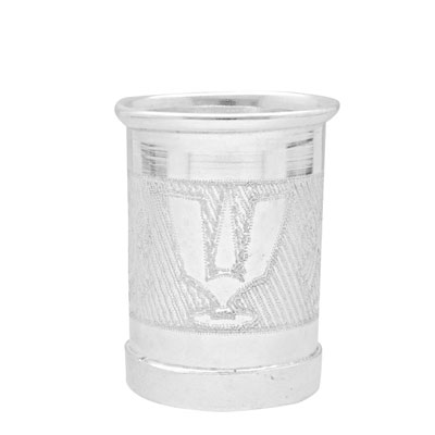 "Silver Pooja Glass - JPSEP-22-128 - Click here to View more details about this Product